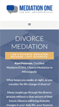 Mobile Screenshot of divorcemediationmn.com